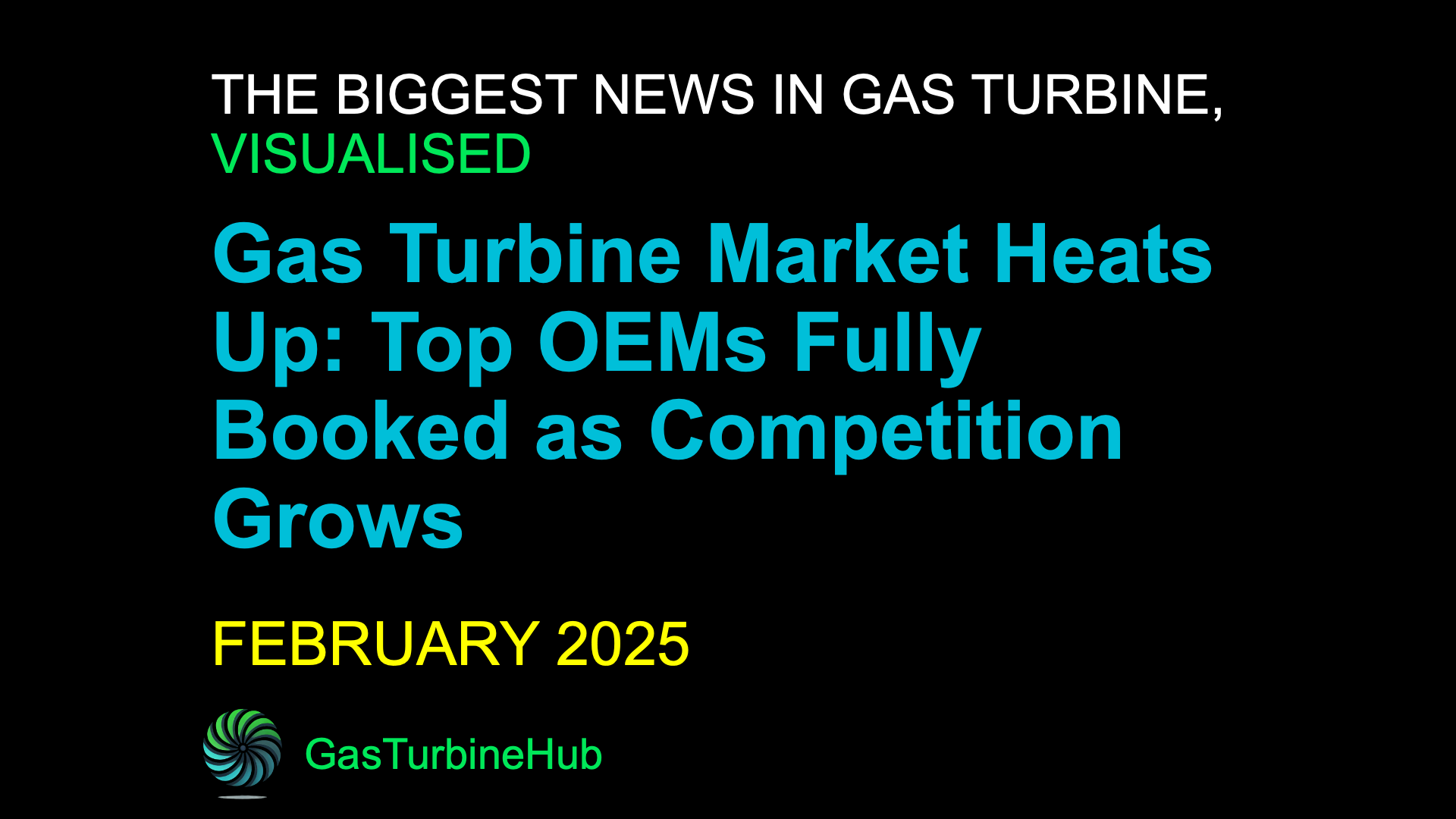 #2 Gas Turbine Market Heats Up: Top OEMs Fully Booked as Competition Grows